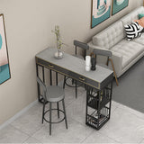 Scandinavian Upholstered Metal Counter Stools Low Back Bar Stools with Round Seat Clearhalo 'Bar Furniture' 'Bar Stools' 'bar_stools' 'furn' 'furn_bar_stools' 'Furniture' 'furniture_bar_stools' 'Kitchen & Dining Furniture' 4730427