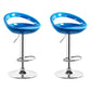 Industrial Adjustable Height Swivel Counter Stools Metal Bar Stools with Footrest Blue 2 Piece Set Clearhalo 'Bar Furniture' 'Bar Stools' 'bar_stools' 'furn' 'furn_bar_stools' 'Furniture' 'furniture_bar_stools' 'Kitchen & Dining Furniture' 4730459