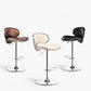 Scandinavian Adjustable Height Swivel Counter Stools Metal Leather Bar Stools Clearhalo 'Bar Furniture' 'Bar Stools' 'bar_stools' 'furn' 'furn_bar_stools' 'Furniture' 'furniture_bar_stools' 'Kitchen & Dining Furniture' 4730523