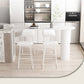 Scandinavian Leather Metal Counter Stools Low Back Bar Stools with Solid Wave Seat Clearhalo 'Bar Furniture' 'Bar Stools' 'bar_stools' 'furn' 'furn_bar_stools' 'Furniture' 'furniture_bar_stools' 'Kitchen & Dining Furniture' 4730572