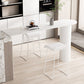 Scandinavian Leather Metal Counter Stools Low Back Bar Stools with Solid Wave Seat Clearhalo 'Bar Furniture' 'Bar Stools' 'bar_stools' 'furn' 'furn_bar_stools' 'Furniture' 'furniture_bar_stools' 'Kitchen & Dining Furniture' 4730579