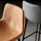 Scandinavian Style Bar-stool with Square Leather Seat Counter Stool Kitchen Bar-stool Clearhalo 'Bar Furniture' 'Bar Stools' 'bar_stools' 'furn' 'furn_bar_stools' 'Furniture' 'furniture_bar_stools' 'Kitchen & Dining Furniture' 4730593
