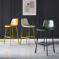 Scandinavian Style Bar-stool with Square Leather Seat Counter Stool Kitchen Bar-stool Clearhalo 'Bar Furniture' 'Bar Stools' 'bar_stools' 'furn' 'furn_bar_stools' 'Furniture' 'furniture_bar_stools' 'Kitchen & Dining Furniture' 4730603