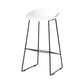 Scandinavian Style Bar-stool with Sled Legs Bucket Seat Counter Stool for Kitchen Bar White 1 Piece Bar Stool(30"H) Clearhalo 'Bar Furniture' 'Bar Stools' 'bar_stools' 'furn' 'furn_bar_stools' 'Furniture' 'furniture_bar_stools' 'Kitchen & Dining Furniture' 4730649