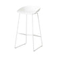 Scandinavian Style Bar-stool with Sled Legs Bucket Seat Counter Stool for Kitchen Bar White 1 Piece Counter Stool(26"H) Clearhalo 'Bar Furniture' 'Bar Stools' 'bar_stools' 'furn' 'furn_bar_stools' 'Furniture' 'furniture_bar_stools' 'Kitchen & Dining Furniture' 4730658