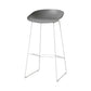 Scandinavian Style Bar-stool with Sled Legs Bucket Seat Counter Stool for Kitchen Bar Grey 1 Piece Counter Stool(26"H) Clearhalo 'Bar Furniture' 'Bar Stools' 'bar_stools' 'furn' 'furn_bar_stools' 'Furniture' 'furniture_bar_stools' 'Kitchen & Dining Furniture' 4730664