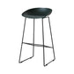 Scandinavian Style Bar-stool with Sled Legs Bucket Seat Counter Stool for Kitchen Bar Blackish Green 1 Piece Bar Stool(30"H) Clearhalo 'Bar Furniture' 'Bar Stools' 'bar_stools' 'furn' 'furn_bar_stools' 'Furniture' 'furniture_bar_stools' 'Kitchen & Dining Furniture' 4730687
