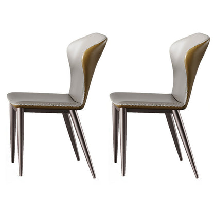 Modern 1/2/5/7 Pieces Dinette Set Round Dining Room Table Set 2 White Chairs Clearhalo 'Dining Room Sets' 'Dining Tables & Seating' 'dining_room_set' 'furn' 'furn_dining_room_set' 'Furniture' 'furniture_dining_room_set' 'Kitchen & Dining Furniture' 4730754