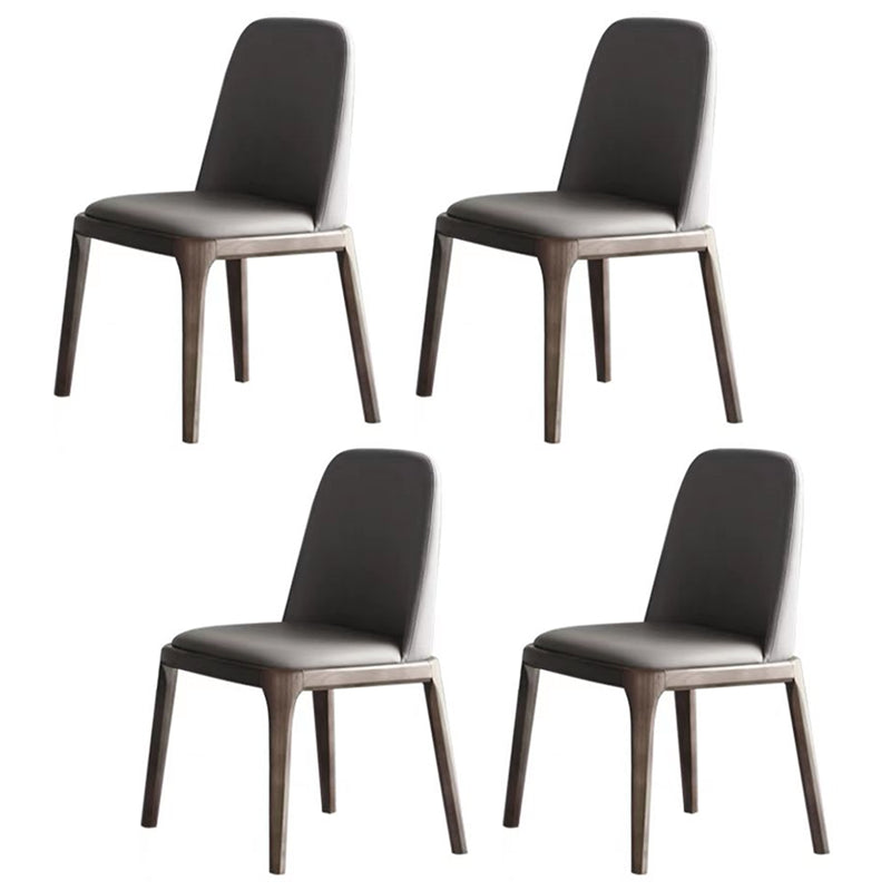 Modern 1/4/5/7 Pieces Dinette Set with Sintered Stone Top Ash Wood Dining Table Set 4 Grey Chairs Clearhalo 'Dining Room Sets' 'Dining Tables & Seating' 'dining_room_set' 'furn' 'furn_dining_room_set' 'Furniture' 'furniture_dining_room_set' 'Kitchen & Dining Furniture' 4730784