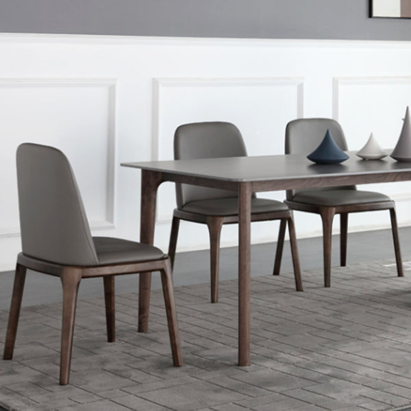 Modern 1/4/5/7 Pieces Dinette Set with Sintered Stone Top Ash Wood Dining Table Set Clearhalo 'Dining Room Sets' 'Dining Tables & Seating' 'dining_room_set' 'furn' 'furn_dining_room_set' 'Furniture' 'furniture_dining_room_set' 'Kitchen & Dining Furniture' 4730792