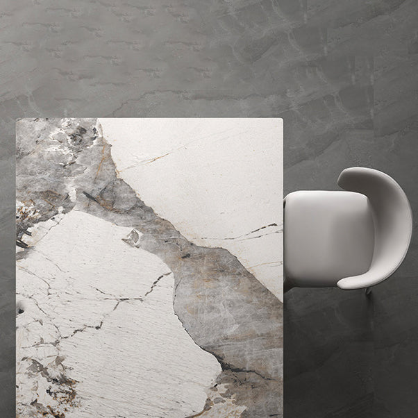 Glam 1/2/3/4/5 Pieces Dining Set Sintered Stone Dining Table Set Clearhalo 'Dining Room Sets' 'Dining Tables & Seating' 'dining_room_set' 'furn' 'furn_dining_room_set' 'Furniture' 'furniture_dining_room_set' 'Kitchen & Dining Furniture' 4730823