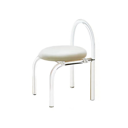 Modern 1/7 Pieces Dining Set Rectangle Acrylic Dining Table for Kitchen 1 White Chair Clearhalo 'Dining Room Sets' 'Dining Tables & Seating' 'dining_room_set' 'furn' 'furn_dining_room_set' 'Furniture' 'furniture_dining_room_set' 'Kitchen & Dining Furniture' 4730850