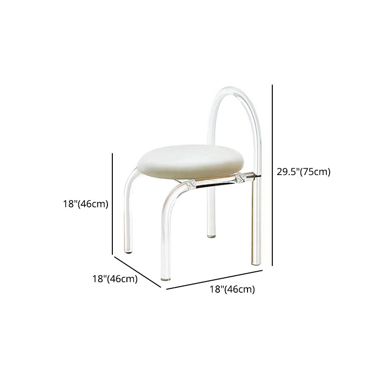 Modern 1/7 Pieces Dining Set Rectangle Acrylic Dining Table for Kitchen Clearhalo 'Dining Room Sets' 'Dining Tables & Seating' 'dining_room_set' 'furn' 'furn_dining_room_set' 'Furniture' 'furniture_dining_room_set' 'Kitchen & Dining Furniture' 4730867