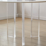 Modern 1/2/3 Pieces Dining Set Round Stone Dining Table for Dining Room Clearhalo 'Dining Room Sets' 'Dining Tables & Seating' 'dining_room_set' 'furn' 'furn_dining_room_set' 'Furniture' 'furniture_dining_room_set' 'Kitchen & Dining Furniture' 4730921