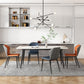 Modern 1/2/4/5/7 Pieces Dinette Set with Sintered Stone Top Rectangle Dining Table Set Clearhalo 'Dining Room Sets' 'Dining Tables & Seating' 'dining_room_set' 'furn' 'furn_dining_room_set' 'Furniture' 'furniture_dining_room_set' 'Kitchen & Dining Furniture' 4730932