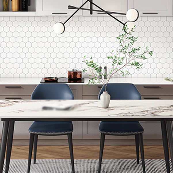 Modern 1/2/4/5/7 Pieces Dinette Set with Sintered Stone Top Rectangle Dining Table Set Clearhalo 'Dining Room Sets' 'Dining Tables & Seating' 'dining_room_set' 'furn' 'furn_dining_room_set' 'Furniture' 'furniture_dining_room_set' 'Kitchen & Dining Furniture' 4730942