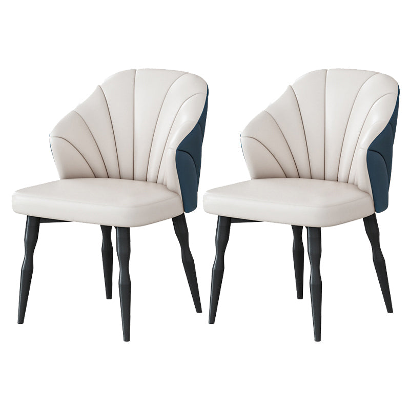 Glam 1/2/5/7 Pieces Dining Furniture Set Rectangle Dining Table Set 2 Blue Chairs Clearhalo 'Dining Room Sets' 'Dining Tables & Seating' 'dining_room_set' 'furn' 'furn_dining_room_set' 'Furniture' 'furniture_dining_room_set' 'Kitchen & Dining Furniture' 4730955