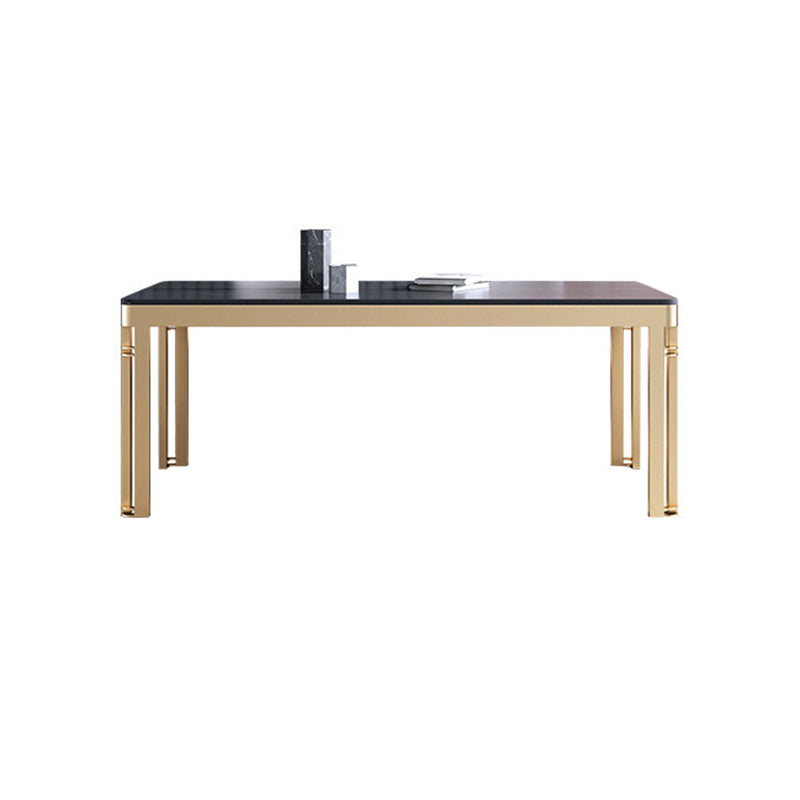 Glam 1/2/5/7 Pieces Dining Furniture Set Rectangle Dining Table Set Clearhalo 'Dining Room Sets' 'Dining Tables & Seating' 'dining_room_set' 'furn' 'furn_dining_room_set' 'Furniture' 'furniture_dining_room_set' 'Kitchen & Dining Furniture' 4730959