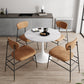 Modern 1/2/3/5 Pieces Dining Set Round Wood Dining Table for Dining Room 5 Pieces: Table, 4 Chairs Clearhalo 'Dining Room Sets' 'Dining Tables & Seating' 'dining_room_set' 'furn' 'furn_dining_room_set' 'Furniture' 'furniture_dining_room_set' 'Kitchen & Dining Furniture' 4730991