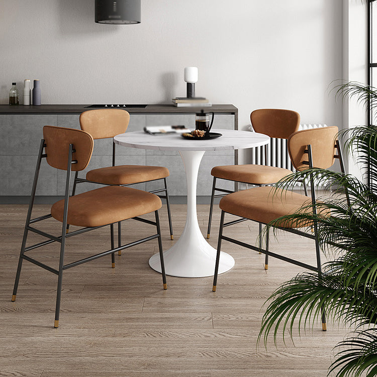 Modern 1/2/3/5 Pieces Dining Set Round Wood Dining Table for Dining Room Clearhalo 'Dining Room Sets' 'Dining Tables & Seating' 'dining_room_set' 'furn' 'furn_dining_room_set' 'Furniture' 'furniture_dining_room_set' 'Kitchen & Dining Furniture' 4730993