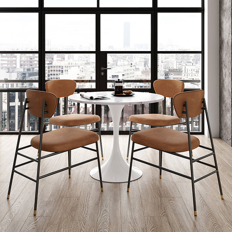 Modern 1/2/3/5 Pieces Dining Set Round Wood Dining Table for Dining Room Clearhalo 'Dining Room Sets' 'Dining Tables & Seating' 'dining_room_set' 'furn' 'furn_dining_room_set' 'Furniture' 'furniture_dining_room_set' 'Kitchen & Dining Furniture' 4731001