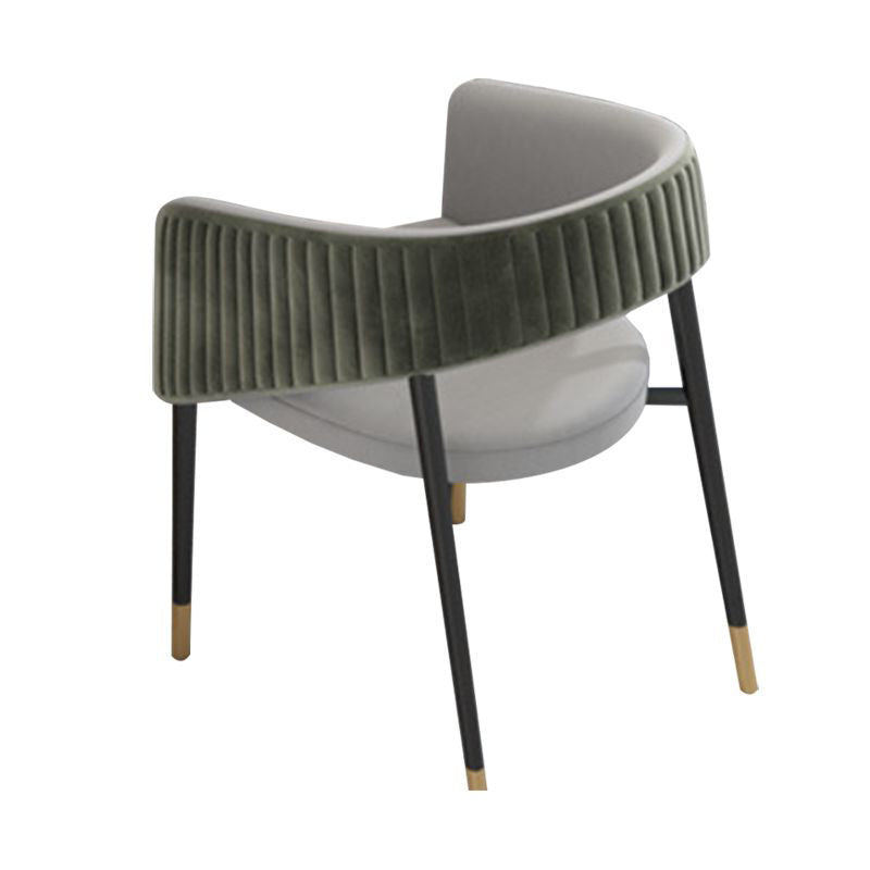 Glam 1/5/7 Pieces Dining Set Rectangle Stone Dining Table for Kitchen 1 Green Chair Clearhalo 'Dining Room Sets' 'Dining Tables & Seating' 'dining_room_set' 'furn' 'furn_dining_room_set' 'Furniture' 'furniture_dining_room_set' 'Kitchen & Dining Furniture' 4731011