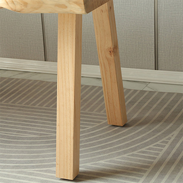 Modern 1/2/5 Pieces Rectangle Dining Set Solid Wood Dining Table with Chairs Clearhalo 'Dining Room Sets' 'Dining Tables & Seating' 'dining_room_set' 'furn' 'furn_dining_room_set' 'Furniture' 'furniture_dining_room_set' 'Kitchen & Dining Furniture' 4731035