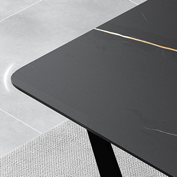 Glam 1/2/5/7 Pieces Dining Furniture Set Rectangle Dining Room Table Set Clearhalo 'Dining Room Sets' 'Dining Tables & Seating' 'dining_room_set' 'furn' 'furn_dining_room_set' 'Furniture' 'furniture_dining_room_set' 'Kitchen & Dining Furniture' 4731053