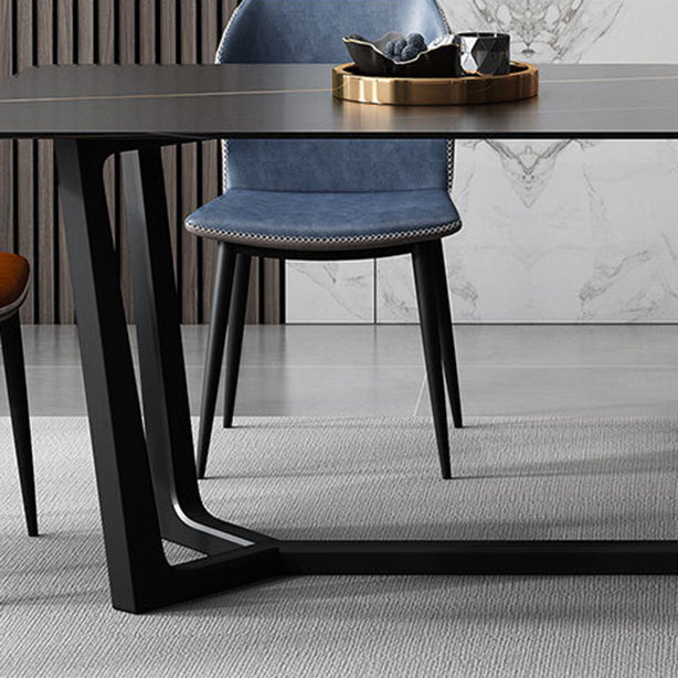 Glam 1/2/5/7 Pieces Dining Furniture Set Rectangle Dining Room Table Set Clearhalo 'Dining Room Sets' 'Dining Tables & Seating' 'dining_room_set' 'furn' 'furn_dining_room_set' 'Furniture' 'furniture_dining_room_set' 'Kitchen & Dining Furniture' 4731054