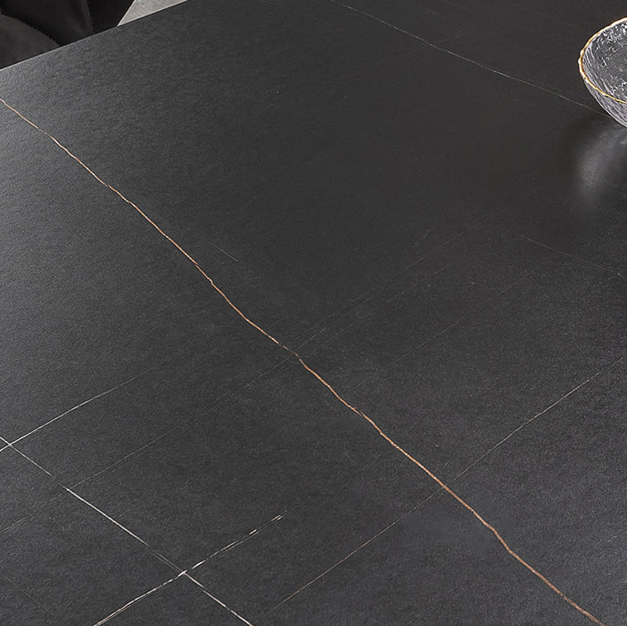 Modern 1/4/5/7 Pieces Dinette Set with Black Sintered Stone Top Rectangle Dining Table Set Clearhalo 'Dining Room Sets' 'Dining Tables & Seating' 'dining_room_set' 'furn' 'furn_dining_room_set' 'Furniture' 'furniture_dining_room_set' 'Kitchen & Dining Furniture' 4731068