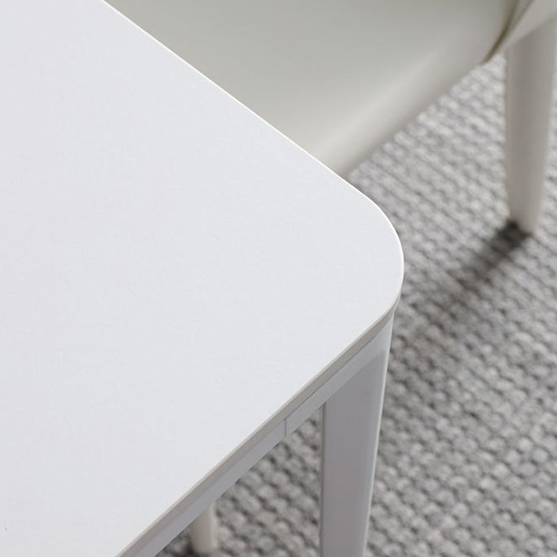 1/2/5/6/7 Pieces Dining Chairs Set Rectangle Shape Sintered Stone Dining Table Set Clearhalo 'Dining Room Sets' 'Dining Tables & Seating' 'dining_room_set' 'furn' 'furn_dining_room_set' 'Furniture' 'furniture_dining_room_set' 'Kitchen & Dining Furniture' 4731084