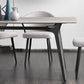 Industrial Sintered Stone Grey Table for Restaurant Rectangle Dining Table with 4 Legs Clearhalo 'Dining Tables & Seating' 'Dining Tables' 'dining_table' 'furn' 'furn_dining_table' 'Furniture' 'furniture_dining_table' 'Kitchen & Dining Furniture' 'kitchen' 'kitchen_dining_table' 4731222