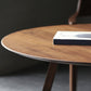 Round Double Pedestal Casual Dining Table Wood Color Fixed Table of Pinewood Solid Wood Clearhalo 'Dining Tables & Seating' 'Dining Tables' 'dining_table' 'furn' 'furn_dining_table' 'Furniture' 'furniture_dining_table' 'Kitchen & Dining Furniture' 'kitchen' 'kitchen_dining_table' 4731242