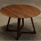Round Double Pedestal Casual Dining Table Wood Color Fixed Table of Pinewood Solid Wood Clearhalo 'Dining Tables & Seating' 'Dining Tables' 'dining_table' 'furn' 'furn_dining_table' 'Furniture' 'furniture_dining_table' 'Kitchen & Dining Furniture' 'kitchen' 'kitchen_dining_table' 4731244