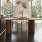 Contemporary Solid Wood Dining Table 3 Legs Dining Table for Dining Room Clearhalo 'Dining Tables & Seating' 'Dining Tables' 'dining_table' 'furn' 'furn_dining_table' 'Furniture' 'furniture_dining_table' 'Kitchen & Dining Furniture' 'kitchen' 'kitchen_dining_table' 4731263