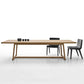 Modern Solid Wood Table for Restaurant Rectangle Dining Table with Trestle Base Clearhalo 'Dining Tables & Seating' 'Dining Tables' 'dining_table' 'furn' 'furn_dining_table' 'Furniture' 'furniture_dining_table' 'Kitchen & Dining Furniture' 'kitchen' 'kitchen_dining_table' 4731298