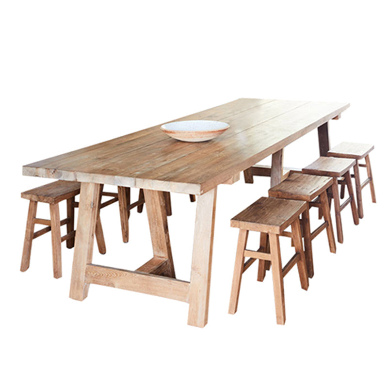 Dining Room Kitchen Table Modern Rectangle Pine Solid Wood Dinette Table Clearhalo 'Dining Tables & Seating' 'Dining Tables' 'dining_table' 'furn' 'furn_dining_table' 'Furniture' 'furniture_dining_table' 'Kitchen & Dining Furniture' 'kitchen' 'kitchen_dining_table' 4731323
