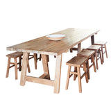 Dining Room Kitchen Table Modern Rectangle Pine Solid Wood Dinette Table Clearhalo 'Dining Tables & Seating' 'Dining Tables' 'dining_table' 'furn' 'furn_dining_table' 'Furniture' 'furniture_dining_table' 'Kitchen & Dining Furniture' 'kitchen' 'kitchen_dining_table' 4731323