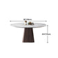 Contemporary Sintered Stone Dining Table Round Dining Room Table Clearhalo 'Dining Tables & Seating' 'Dining Tables' 'dining_table' 'furn' 'furn_dining_table' 'Furniture' 'furniture_dining_table' 'Kitchen & Dining Furniture' 'kitchen' 'kitchen_dining_table' 4731406