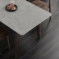 Stone Top Dining Table Mid-Century Modern Dining Table with 4 Legs Clearhalo 'Dining Tables & Seating' 'Dining Tables' 'dining_table' 'furn' 'furn_dining_table' 'Furniture' 'furniture_dining_table' 'Kitchen & Dining Furniture' 'kitchen' 'kitchen_dining_table' 4731419