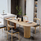 Free Form Pine Wood Table for Restaurant Modern Dining Table with 3 Legs Clearhalo 'Dining Tables & Seating' 'Dining Tables' 'dining_table' 'furn' 'furn_dining_table' 'Furniture' 'furniture_dining_table' 'Kitchen & Dining Furniture' 'kitchen' 'kitchen_dining_table' 4731473