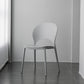 Contemporary Stacking Open Side Chair Matte Finish Home Dining Chair Grey 1 Piece Clearhalo 'Dining Chairs' 'Dining Tables & Seating' 'dining_chair' 'furn' 'furn_dining_chair' 'Furniture' 'furniture_dining_chair' 'Kitchen & Dining Furniture' 4731523