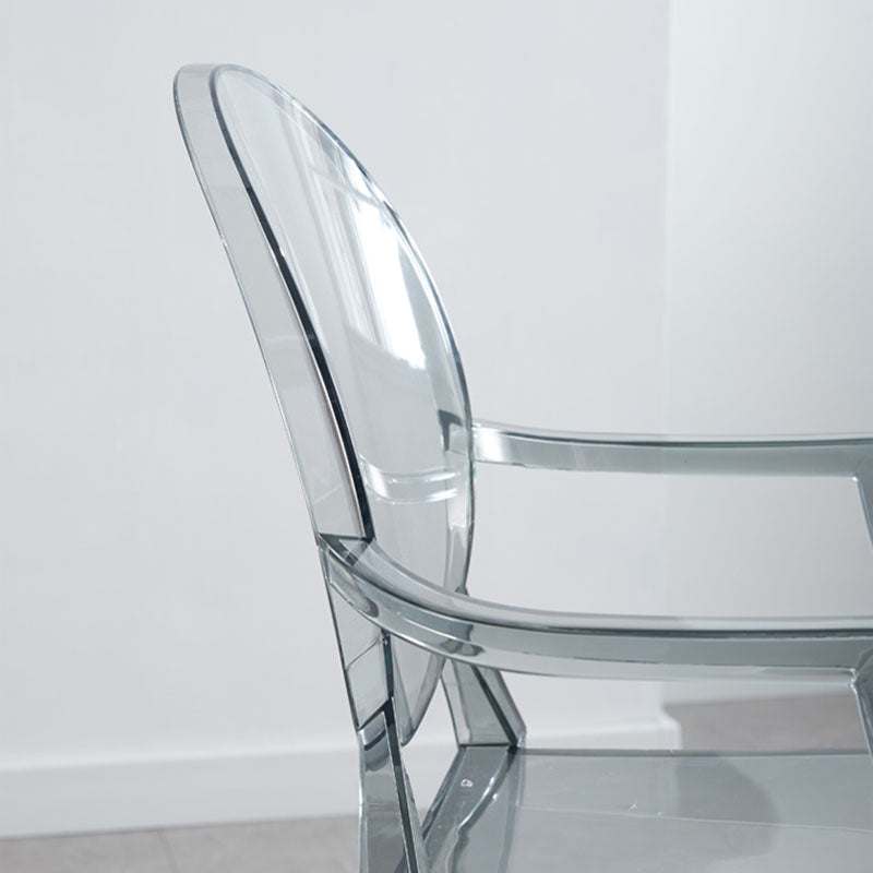 Scandinavian Arm Plastic Side Chairs for Home Open Back Side Chair Clearhalo 'Dining Chairs' 'Dining Tables & Seating' 'dining_chair' 'Furniture' 'furniture_dining_chair' 'Kitchen & Dining Furniture' 4731628