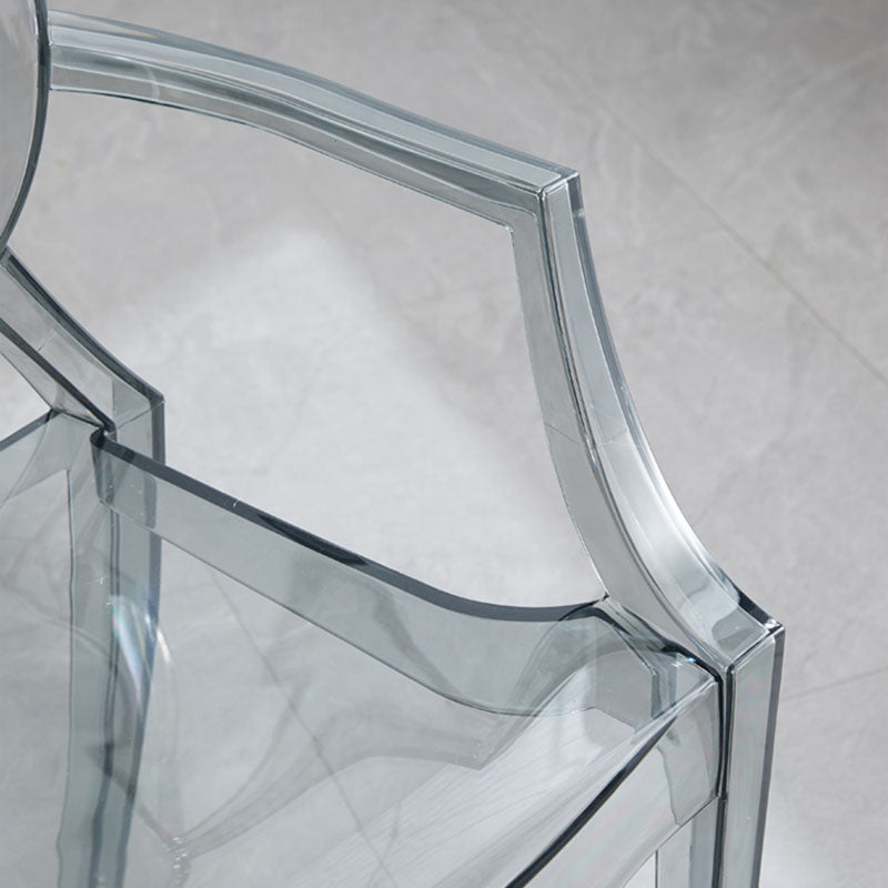 Scandinavian Arm Plastic Side Chairs for Home Open Back Side Chair Clearhalo 'Dining Chairs' 'Dining Tables & Seating' 'dining_chair' 'Furniture' 'furniture_dining_chair' 'Kitchen & Dining Furniture' 4731631