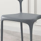 Contemporary Style Stackable Chairs Dining Armless Chairs with Plastic Legs Clearhalo 'Dining Chairs' 'Dining Tables & Seating' 'dining_chair' 'furn' 'furn_dining_chair' 'Furniture' 'furniture_dining_chair' 'Kitchen & Dining Furniture' 4731694