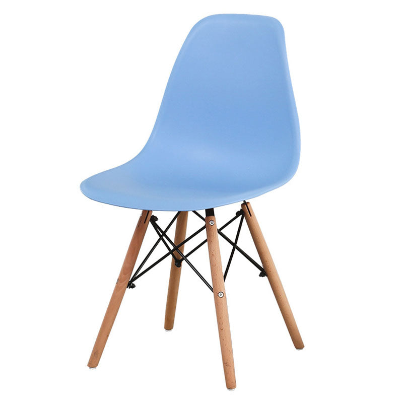 Modern Plastic Home Side Chair Matte Finish Solid Back Dining Chair Clearhalo 'Dining Chairs' 'Dining Tables & Seating' 'dining_chair' 'Furniture' 'furniture_dining_chair' 'Kitchen & Dining Furniture' 4731712