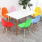 Modern Plastic Home Side Chair Matte Finish Solid Back Dining Chair Clearhalo 'Dining Chairs' 'Dining Tables & Seating' 'dining_chair' 'Furniture' 'furniture_dining_chair' 'Kitchen & Dining Furniture' 4731720
