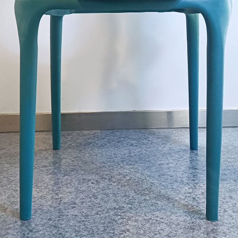 Modern Plastic Home Arm Chair Matte Finish Open Dining Chair Clearhalo 'Dining Chairs' 'Dining Tables & Seating' 'dining_chair' 'furn' 'furn_dining_chair' 'Furniture' 'furniture_dining_chair' 'Kitchen & Dining Furniture' 4731740