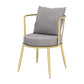 Scandinavian Upholstered Linen Fabric Dining Chair Open Back Side Chair Silver Gray 1 Piece Clearhalo 'Dining Chairs' 'Dining Tables & Seating' 'dining_chair' 'furn' 'furn_dining_chair' 'Furniture' 'furniture_dining_chair' 'Kitchen & Dining Furniture' 4731793