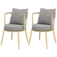 Scandinavian Upholstered Linen Fabric Dining Chair Open Back Side Chair Silver Gray 2 Piece Set Clearhalo 'Dining Chairs' 'Dining Tables & Seating' 'dining_chair' 'furn' 'furn_dining_chair' 'Furniture' 'furniture_dining_chair' 'Kitchen & Dining Furniture' 4731796